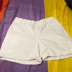 White shorts. Perfect for summer